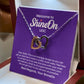 Interlocking Hearts Necklace Gold & Silver With Box - Indoor - UGC 4