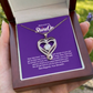 Love You Always White Gold Finish Necklace  - Outdoor Garden - UGC 1
