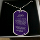 Luxury Graphic Dog Tag Necklace Silver With Standard Box - UGC 1