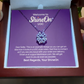 Magnetic Hearts Necklace White Gold Finish With Luxury Box - UGC 3