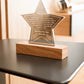 Acrylic Star Plaque Engraved Studio Quality With Wooden Base LED RGB - Indoor Scene 2 - 3D