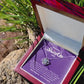 Love Knot Necklace White Gold With Box - Yosemite Park - UGC 10