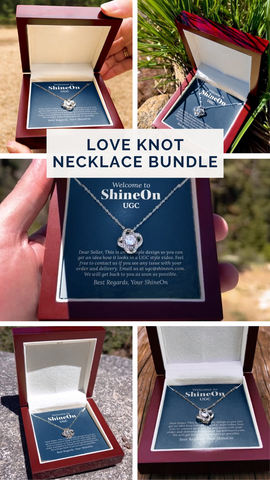 Love Knot Necklace  With Box - Yosemite National Park(Bundle) 10 Videos