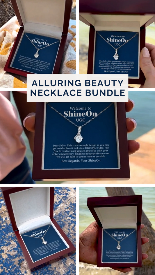 Alluring Beauty Necklace With Box Florida Beach Theme (Bundle) 7 Videos
